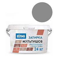 Затирка цементная Волма Мультишов Оттенки серого, 24 кг 